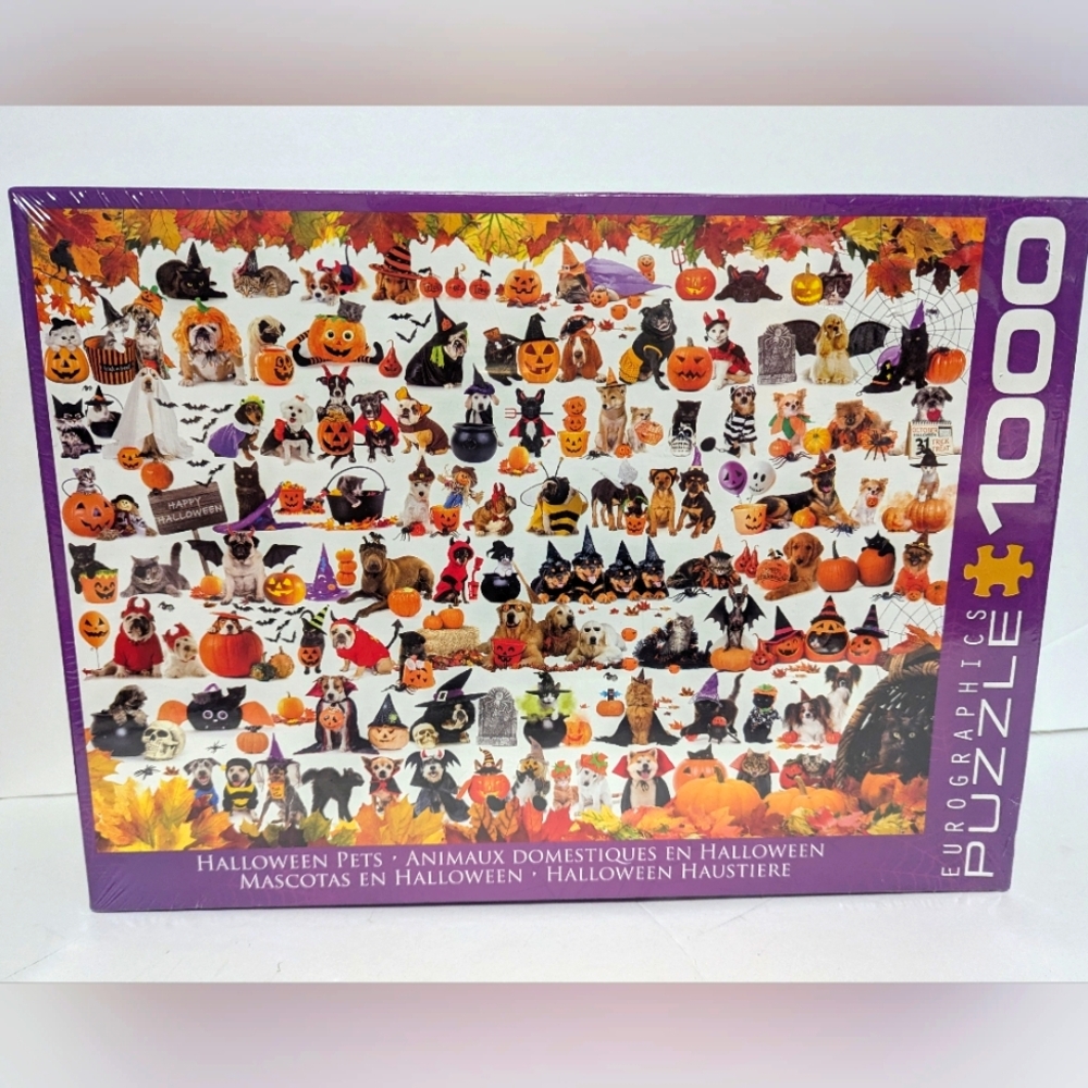 Holloween Dogs 1000-Piece Puzzle